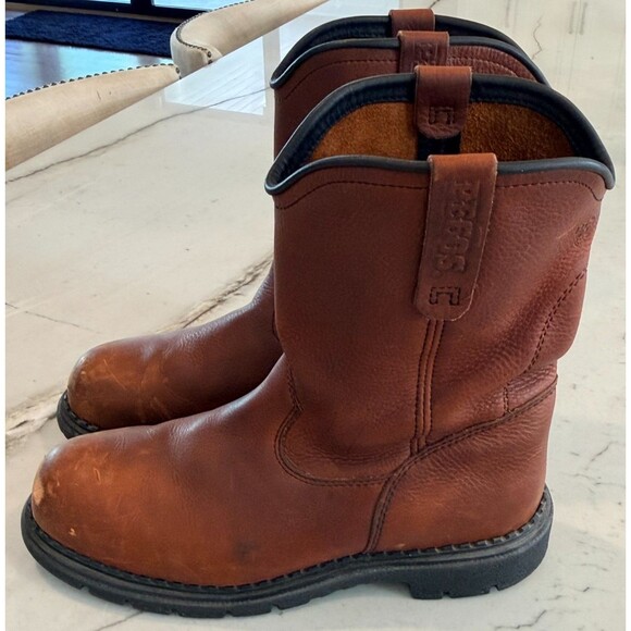 Red Wing Pecos 2249 Pull On Boot Work Boots Men\'s Size 10 1/2 D Made In USA
